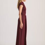 DRAPE SKIRT BERRY