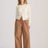 CASHMERE MOHAIR CARDIGAN IVORY