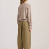 BARREL DENIM JEAN WILD GREEN