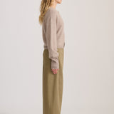 BARREL DENIM JEAN WILD GREEN