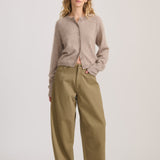 BARREL DENIM JEAN WILD GREEN