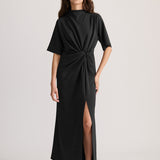 TWIST DRESS BLACK