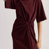 TWIST DRESS BERRY