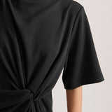 TWIST DRESS BLACK