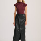 DRAPE TOP BERRY – PRE ORDER