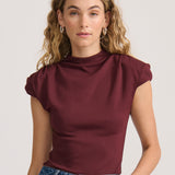 DRAPE TOP BERRY