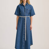 DENIM SHIRT DRESS