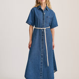 DENIM SHIRT DRESS