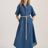 DENIM SHIRT DRESS