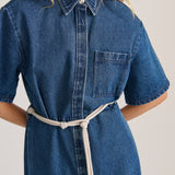 DENIM SHIRT DRESS