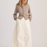 CASHMERE MOHAIR CARDIGAN