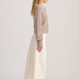 CASHMERE MOHAIR CARDIGAN