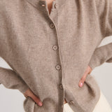 CASHMERE MOHAIR CARDIGAN