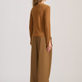 TAILORED TROUSER RICH CACAO