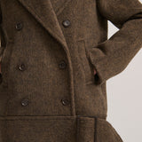 WOOL JACKET RICH CACAO – PRE ORDER
