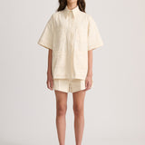 SHORT SLEEVE DENIM SHIRT