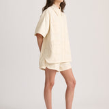 SHORT SLEEVE DENIM SHIRT