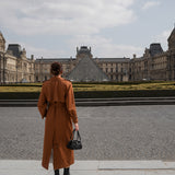 DOUBLE BREASTED TRENCH CHESTNUT